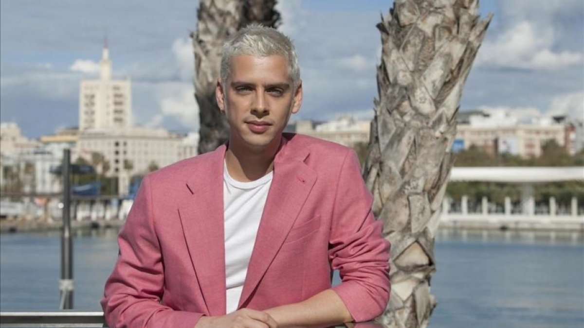 Eduardo Casanova, en Málaga, donde presentó 'Pieles'.