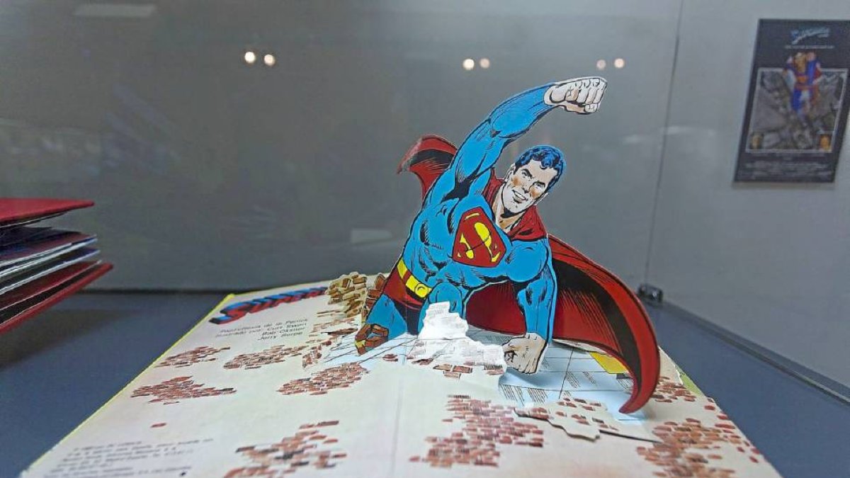 Un título de 'Superman' de la muestra.-P. Requejo