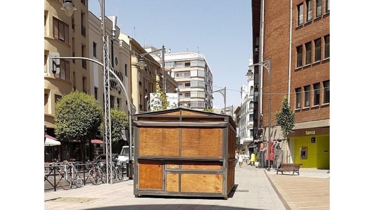 Una de las casetas de la Feria de Día de Valladolid en una de las ediciones anteriores.- E. M.