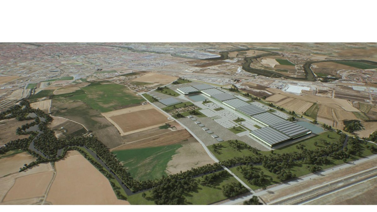 Recreación de las instalaciones de Inobat en la zona de Palomares. E .M.