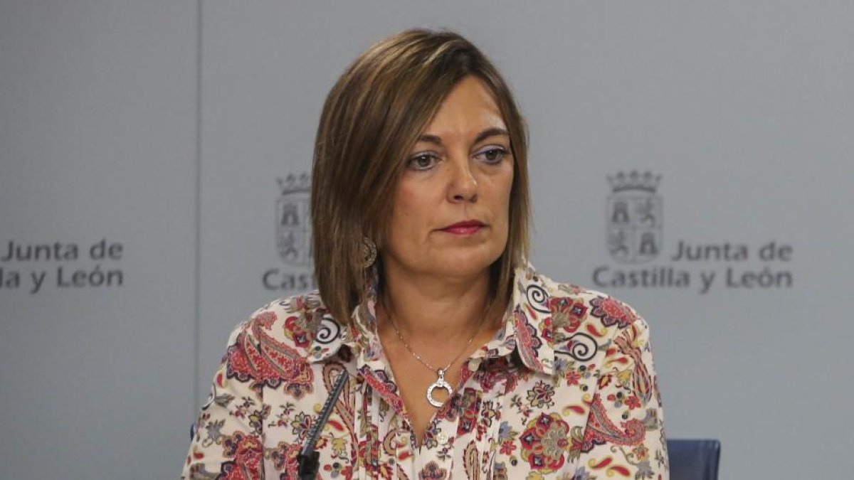 Milagros Marcos, consejera de Agricultura y Ganadería y portavoz de la Junta de Castilla y León-R. Valtero / ICAL
