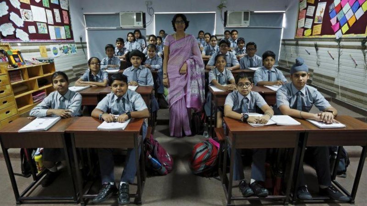 Escuela pública en Nueva Delhi, India.-REUTERS / ADNAN ABIDI