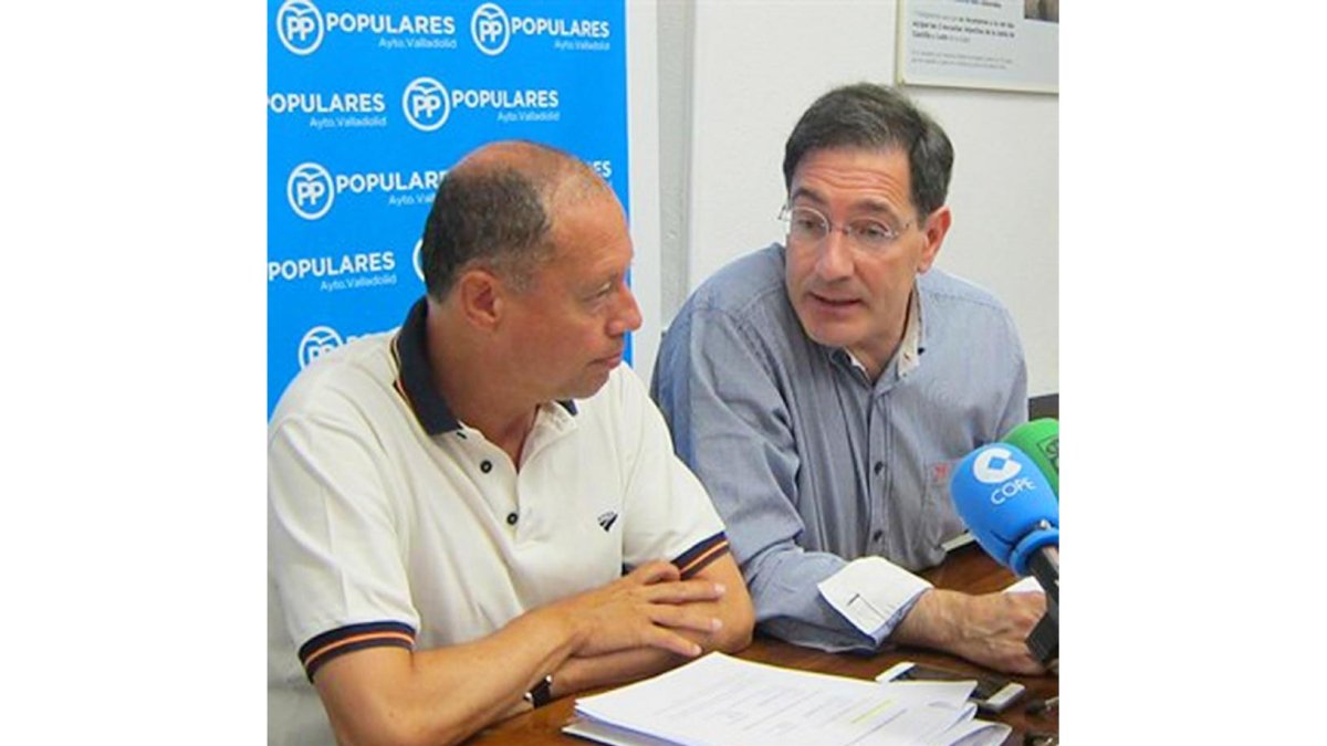 Alfredo Blanco y Jesús Enríquez, ayer.-EUROPA PRESS