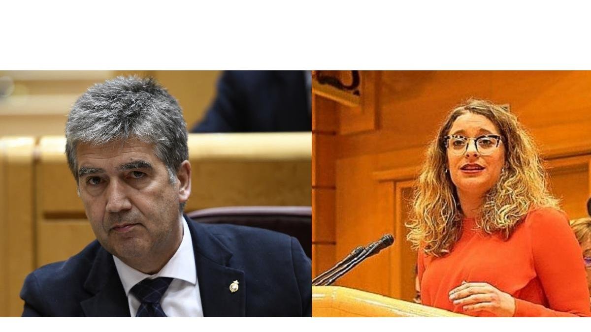 Ignacio Cosidó y Esther Muñoz.-BERNARDO DÍAZ / E. M.