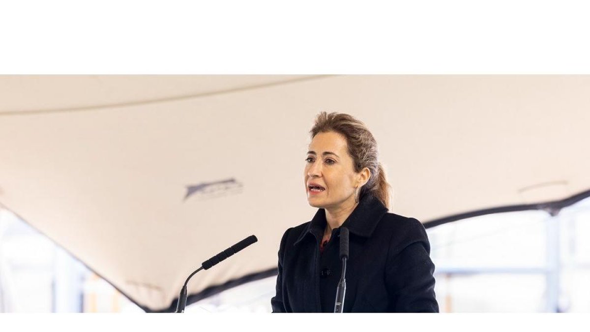 La ministra de Transportes, Raquel Sánchez. ICAL