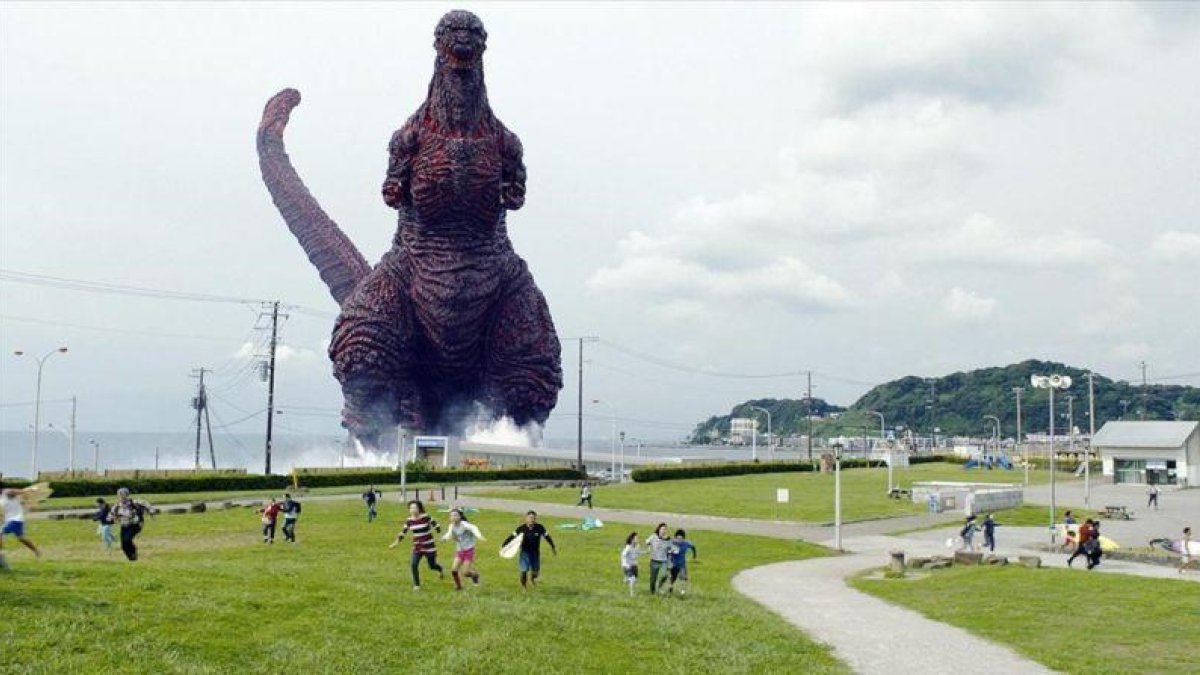 Un fotograma de 'Shin Godzilla'.-