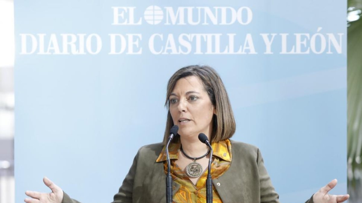 La consejera de Agricultura y Ganadería, Milagros Marcos, clausura el Congreso 'Somos Castilla y León' organizado por El Mundo - Diario de Castilla y León.-J.M.LOSTAU
