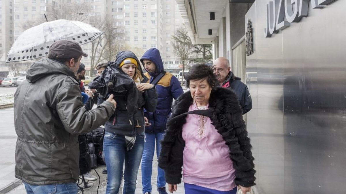 Mauricia Ibáñez acude a la vista de recurso por la custodia de sus hijos-ICAL