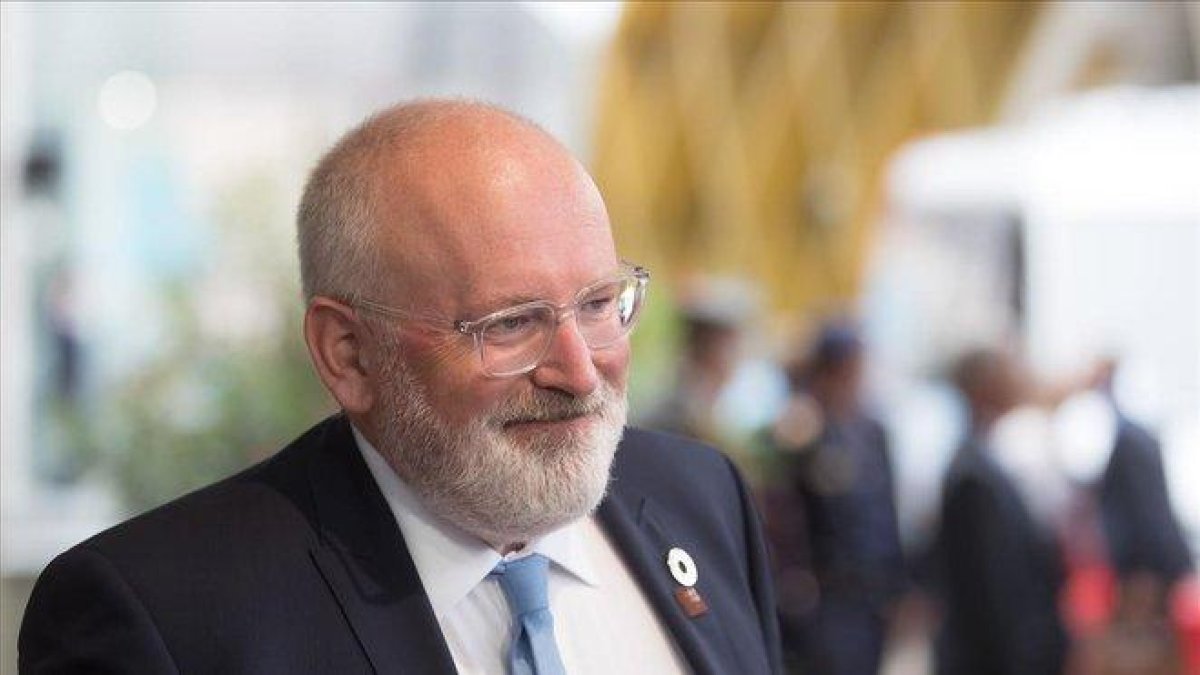 Frans Timmermans, vicepresidente de la Comisión Europea.