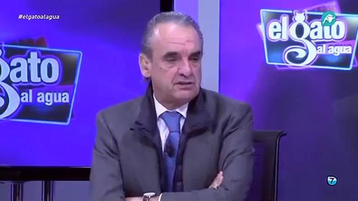 Mario Conde, en el programa 'El gato al agua'.-