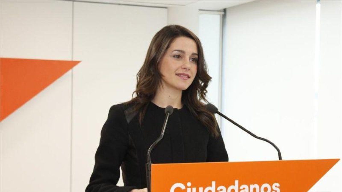 La portavoz de Ciudadanos, Inés Arrimadas.-EFE