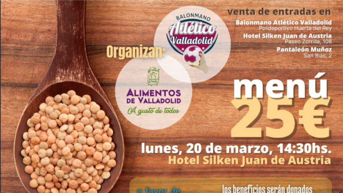 Cartel de la jornada solidaria. / E. M.