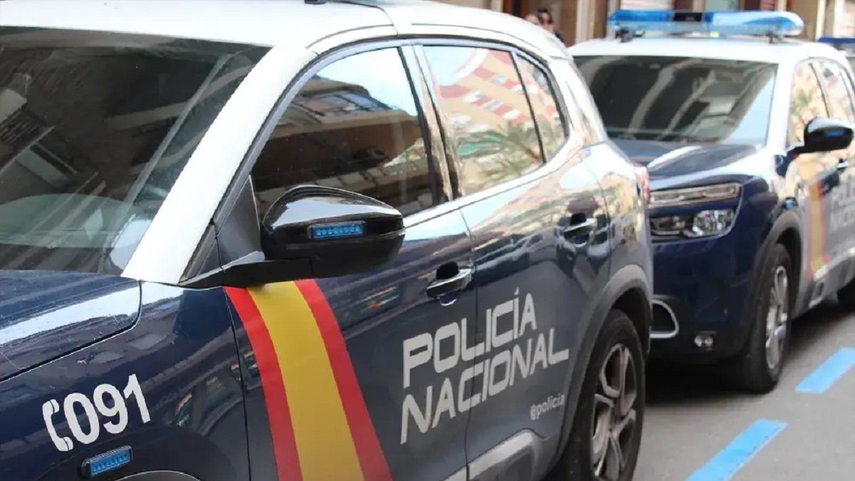 Coches patrulla de la Policía Nacional
