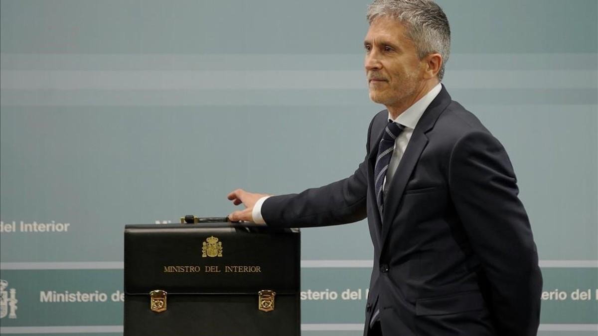 El ministro del Interior, Fernando Grande-Marlaska-JOSÉ LUIS ROCA