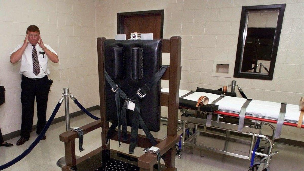 Silla eléctrica en el penal de Tennessee-Mark Humphrey// AP