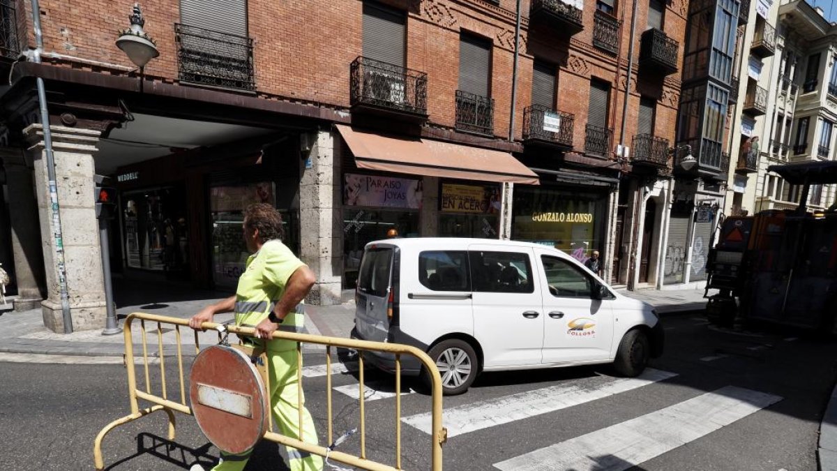 Corte de Bajada de la Libertad en una imagen de la semana pasada. PHOTOGENIC