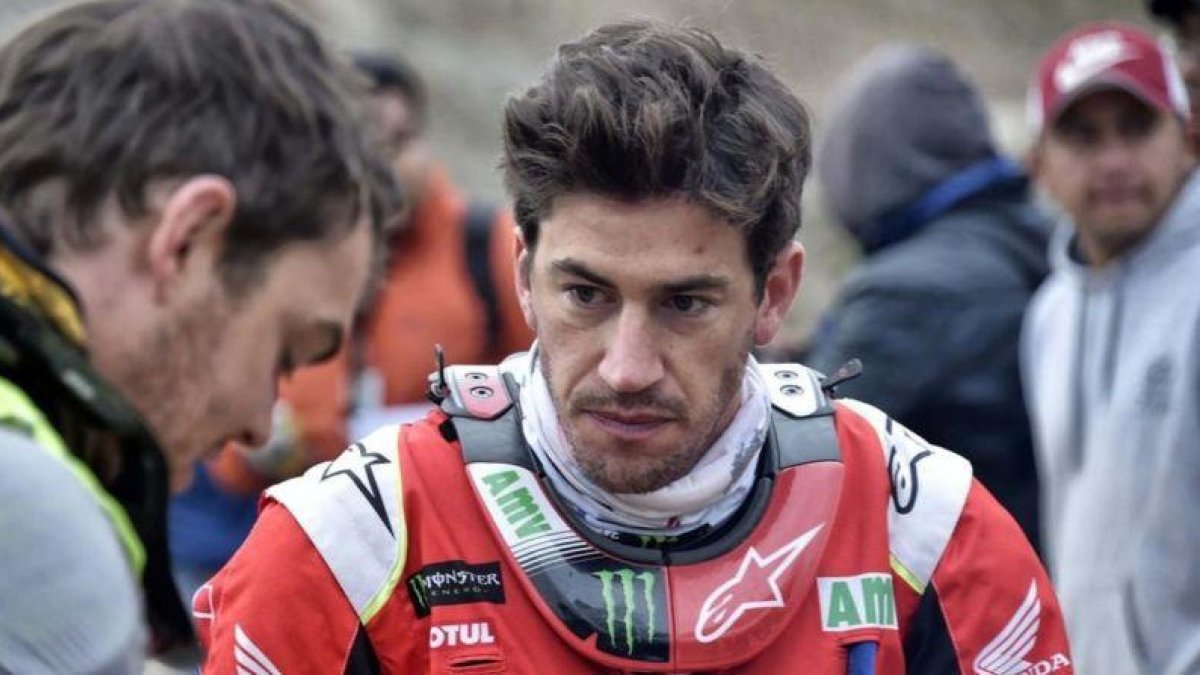 Joan Barreda (Honda), en el Dakar.-RALLY ZONE / EDOARDO BAUER