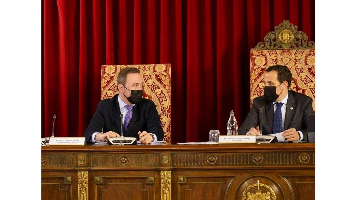 Imagen del pleno de la Diputación de Valladolid en el que se ha aprobado el plan de empleo.- E.M