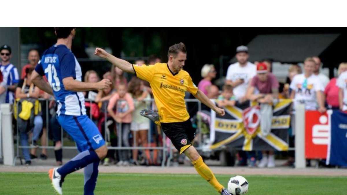 Marc Wachs, jugador del Dynamo Dresden.-TWITTER / DYNAMO DRESDEN