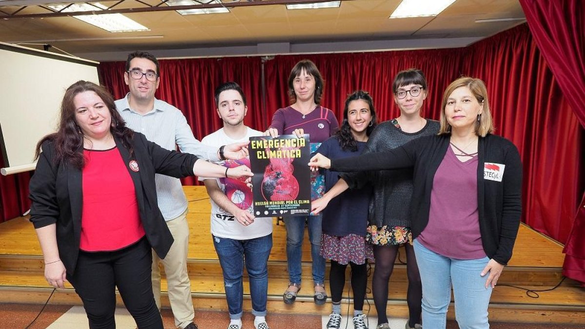Presentación de la huelga mundial por el clima y la Semana por el Clima por parte de diversos colectivos-ICAL