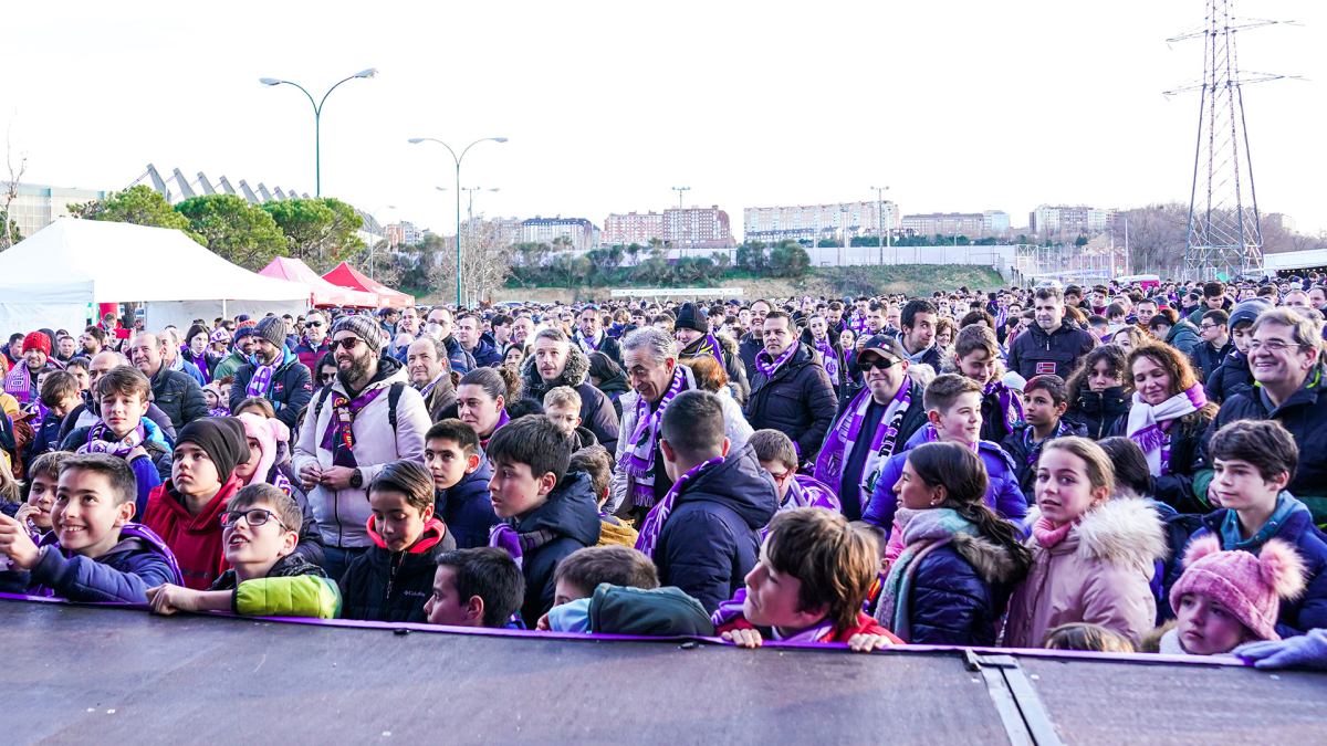 Fan Zone de un partido anterior.