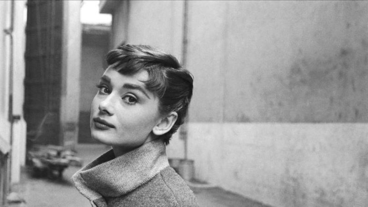 Una imagen de Audrey Hepburn.-