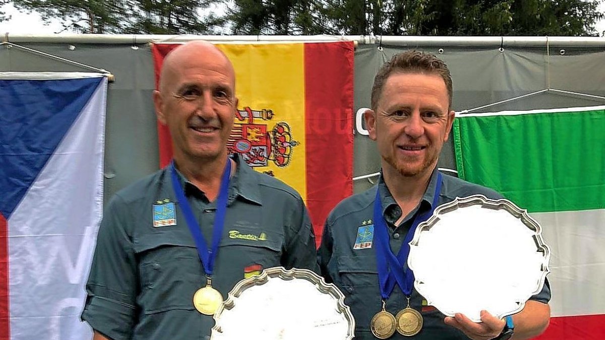 Pablo Castro Pinos y David García Ferreras, campeones del mundo.-EL MUNDO