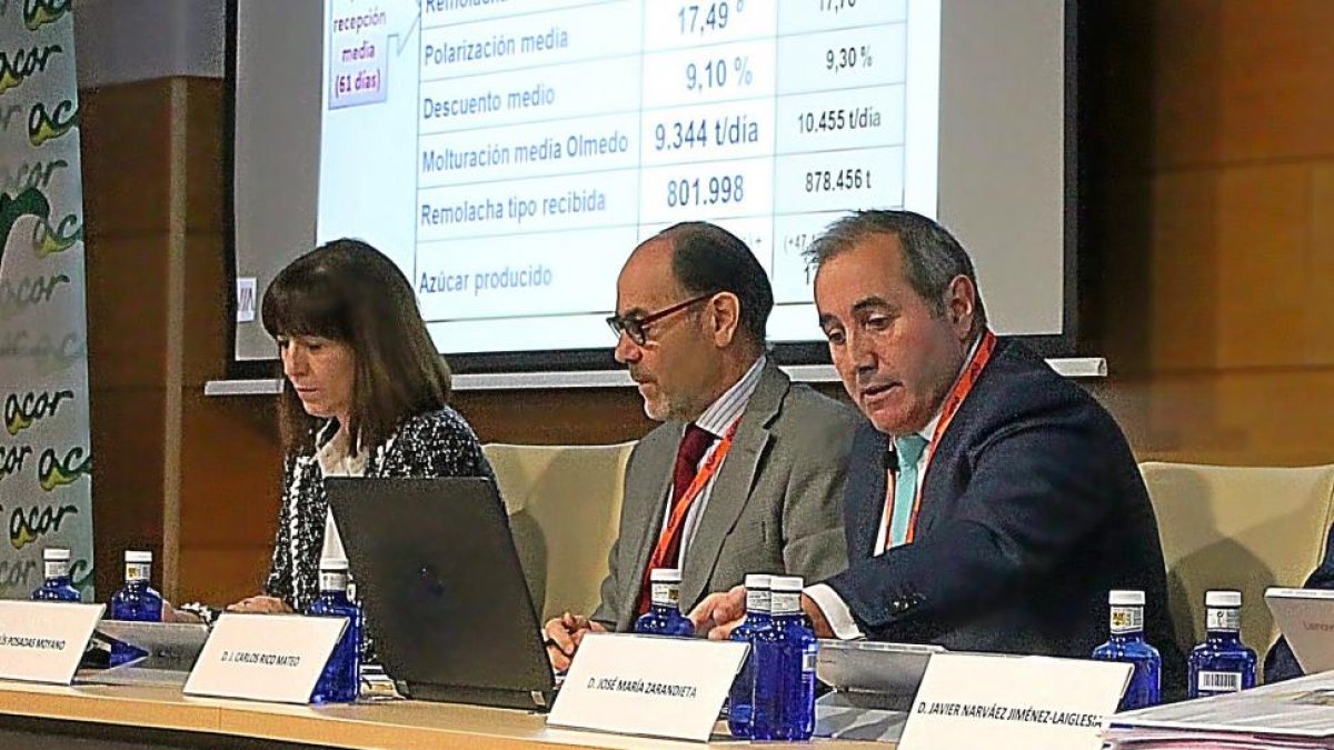 El presidente de Acor, Carlos Rico, presenta los resultados económicos.-E.M.
