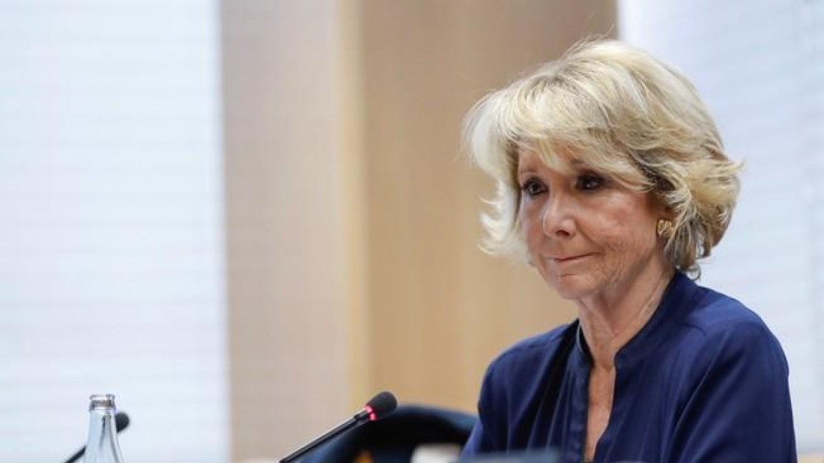 La expresidenta de la Comunidad de Madrid, Esperanza Aguirre.-EMILIO NARANJO (EFE)
