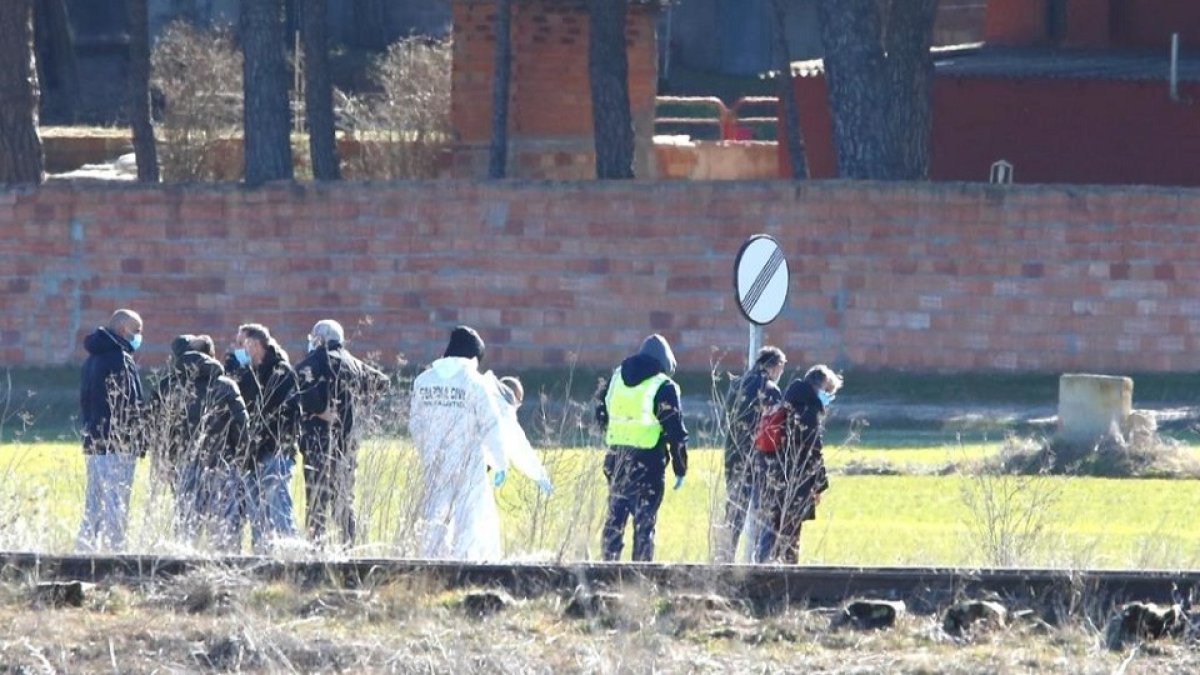 Hallazgo del cadáver de Esther López por la Guardia Civil.- J. M. LOSTAU