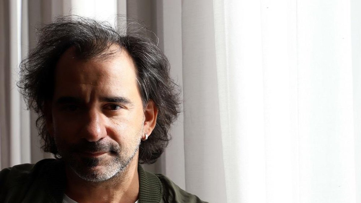 Pablo Trapero, director de ‘La Quietud’, ayer, en el Teatro Calderón de Valladolid.-ICAL