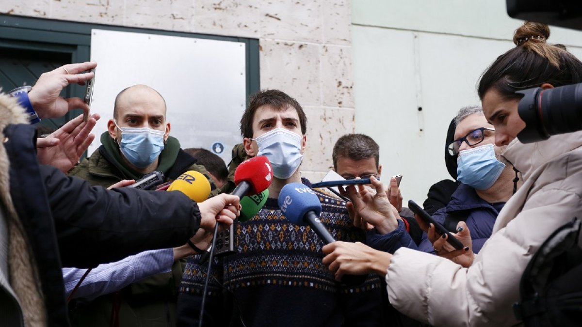 Declaraciones de uno de los integrantes del centro social La Molinera. -PHOTOGENIC