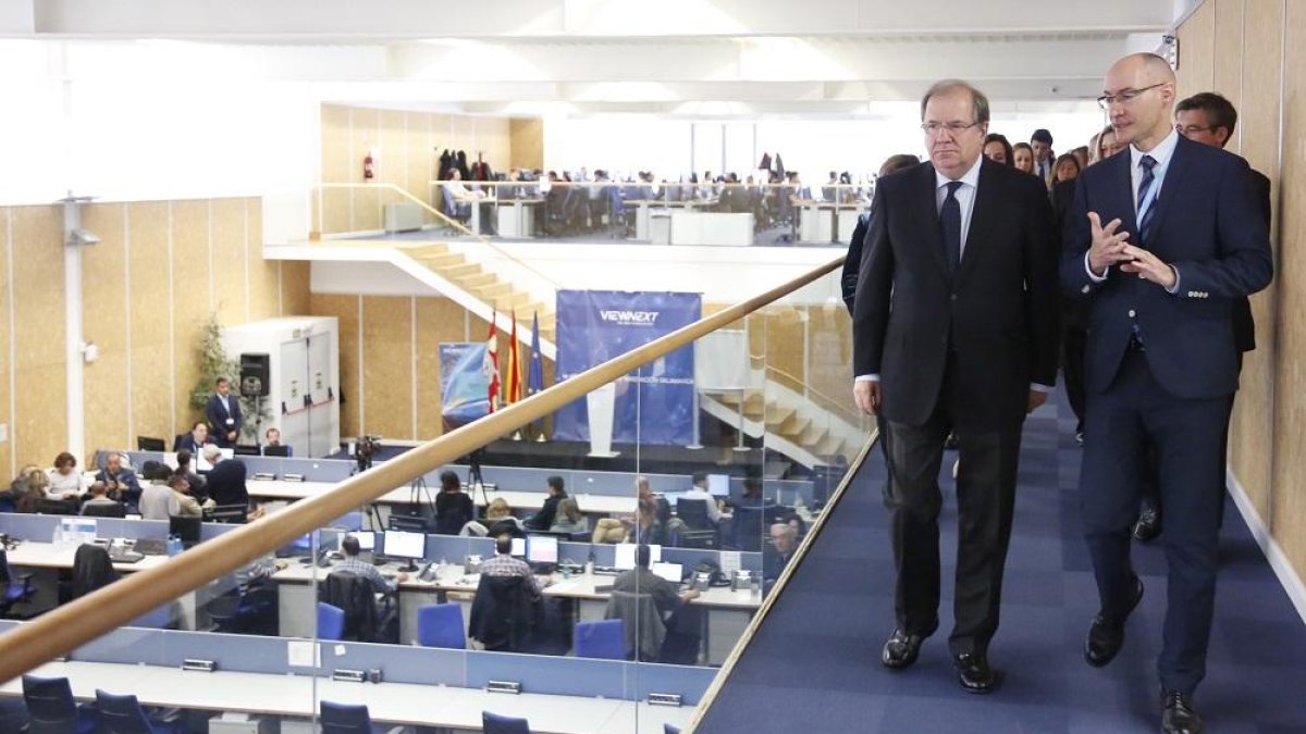 Imagen de la visita a Viewnext.-ICAL