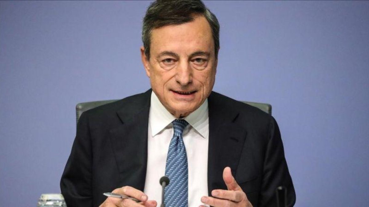 El presidente del Banco central Europeo, Mario Draghi.-EFE