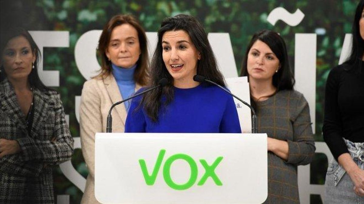 La portavoz de Vox en la Asamblea de Madrid, Rocío Monasterio-VICTOR LERENA (EFE)