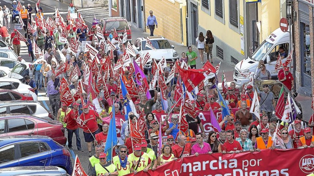 Marcha a favor de als pensiones dignas.-ICAL