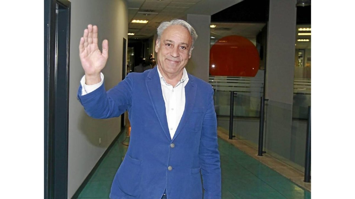 Jesús Presencio, el candidato de C’s ayer en las instalaciones de El Mundo tras conocer los resultados.-Ical