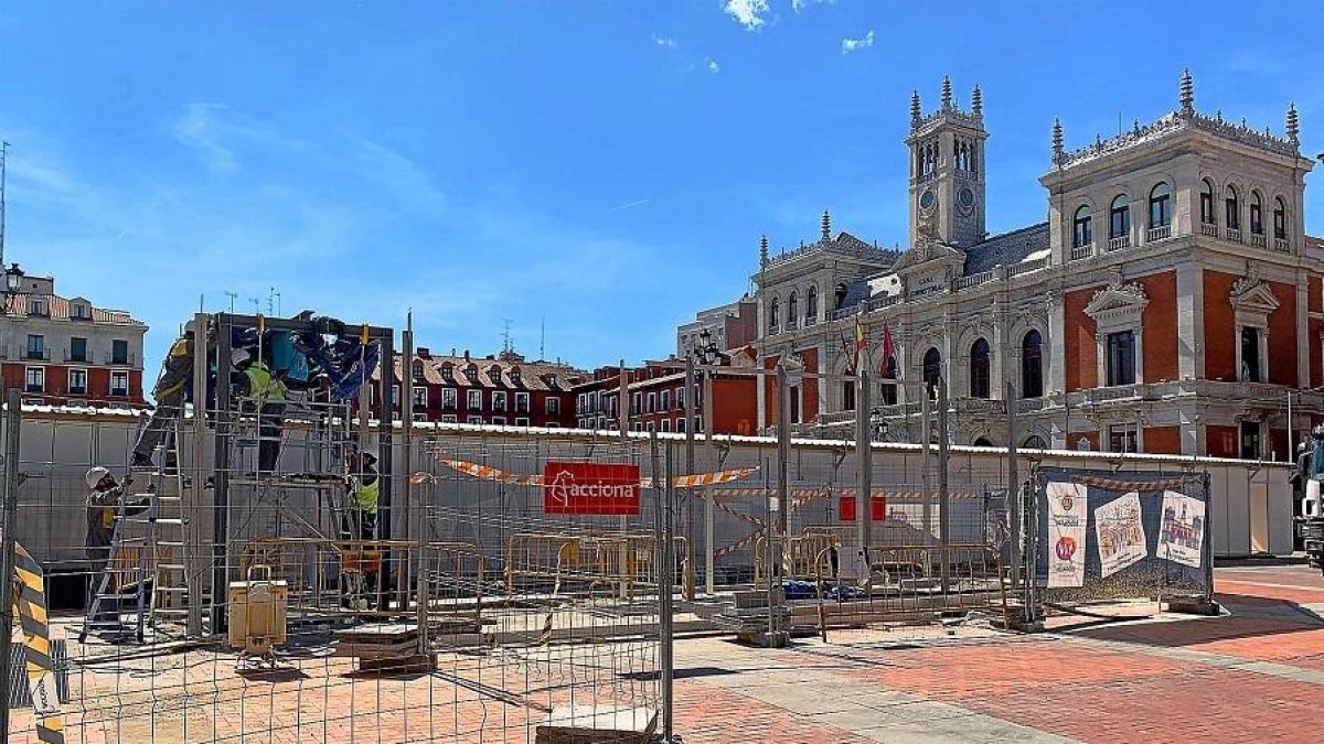 Ubicación del ascensor en la plaza Mayor, junto a la calle Lencería.-EUROPA PRESS