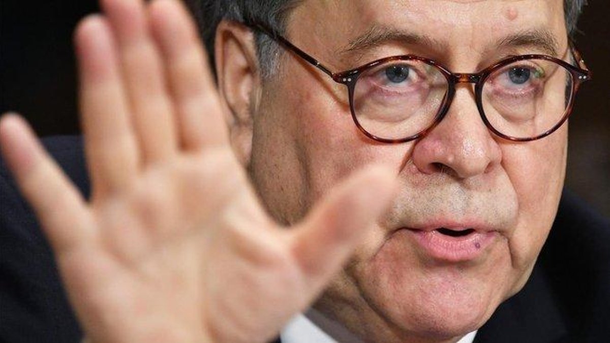 El fiscal general de EEUU, William Barr.-AFP / MANDEL NGAN