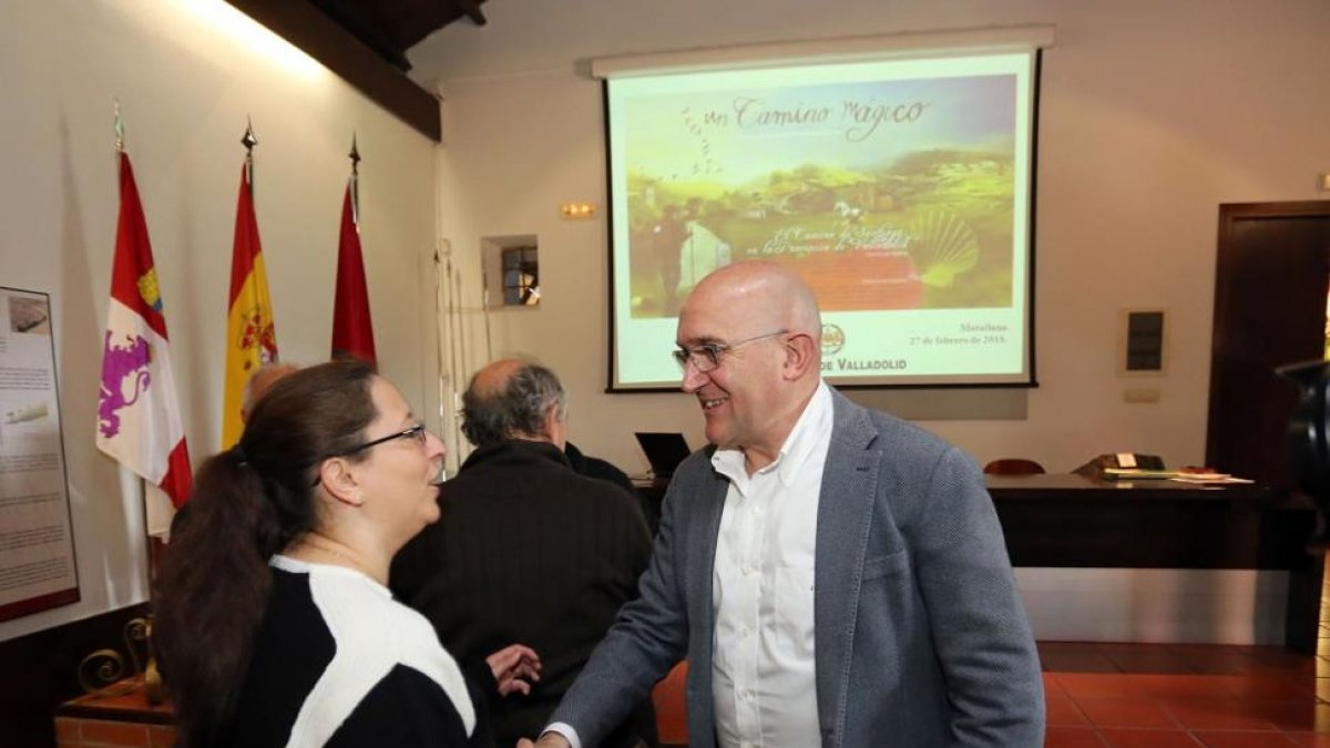 El presidente de la Diputación de Valladolid, Jesús Julio Carnero, preside en Matallana la jornada 'Los Caminos a Santiago' en la provincia de Valladolid, en la que están citados los alcaldes de la Ruta Jacobea y las asociaciones jacobeas de la provincia-ICAL
