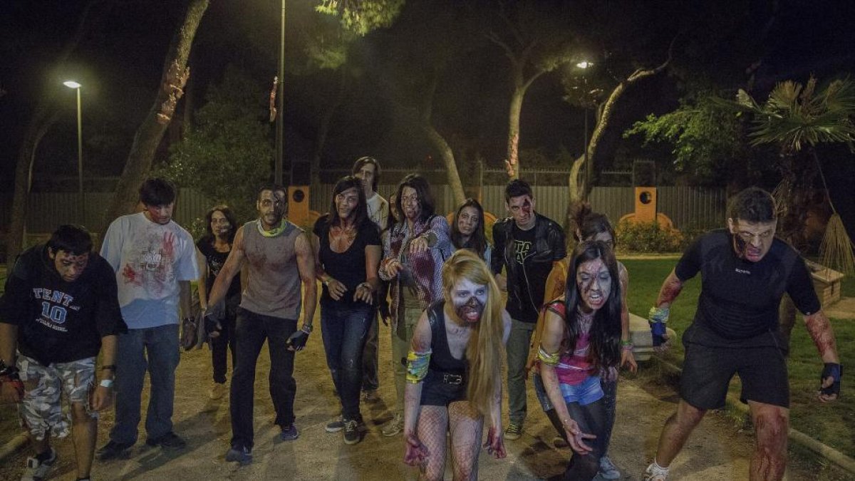 Imagen de archivo de un 'Survival Zombie' celebrada en Getafe.-EL MUNDO