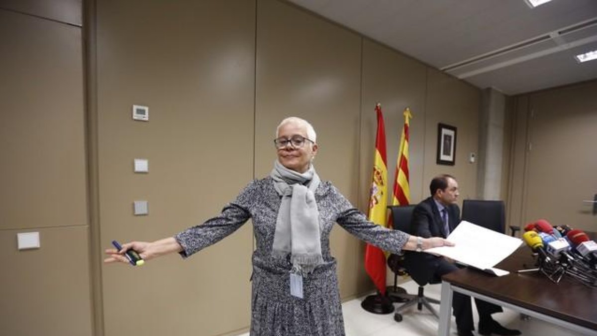 La fiscala jefa de Barcelona, Anna Maria Magaldi.-ALBERT BERTRAN