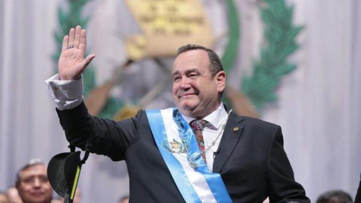 Alejandro Giammattei, presidente de Guatemala.-EUROPA PRESS