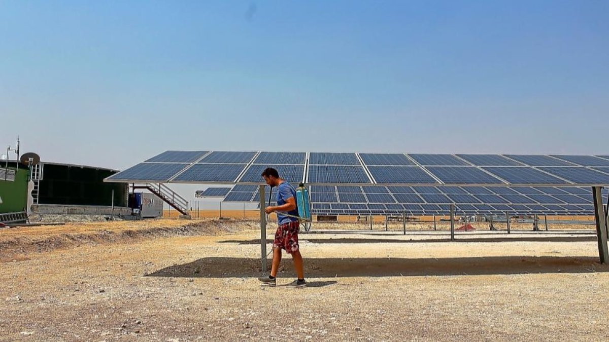 Instalación fotovoltaica. Imagen de archivo. | E.M.