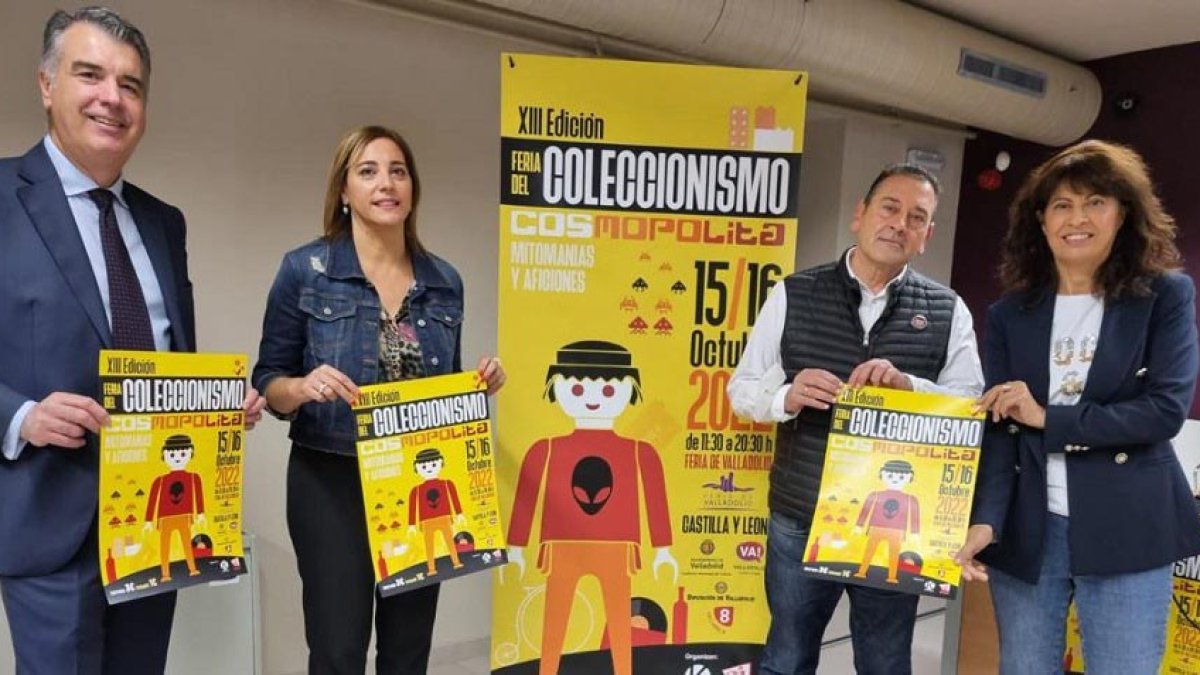 Una imagen de la presentación de la Feria del Coleccionismo