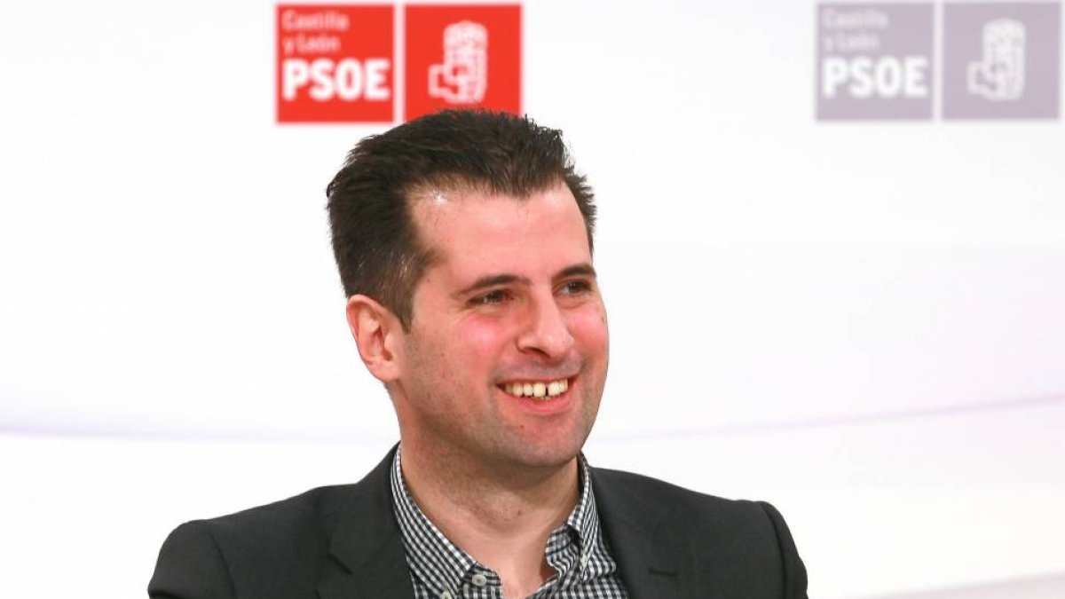 El secretario general del PSOE CyL y candidato a la Presidencia de la Junta, Luis Tudanca-Ical