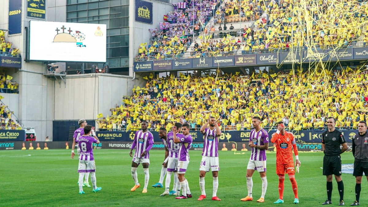 Real Valladolid en Cádiz.