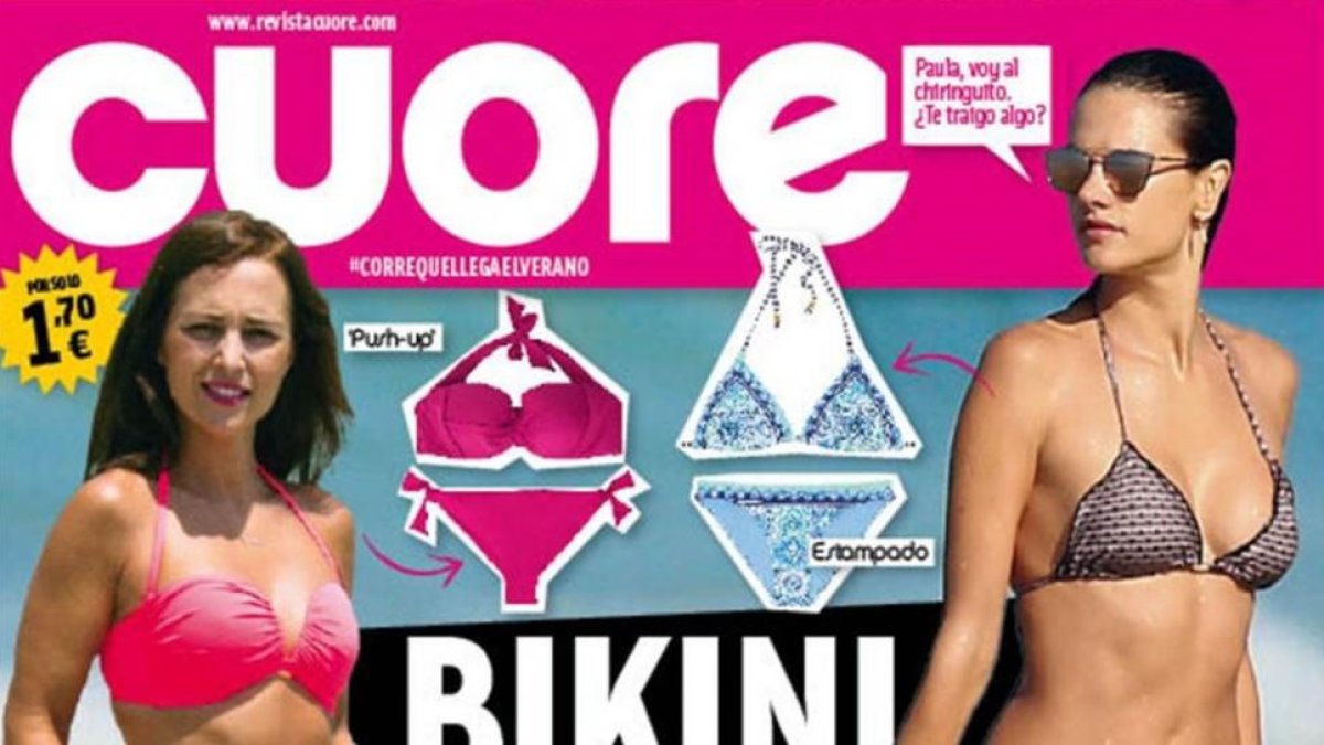 Portada de la revista 'Cuore'.-