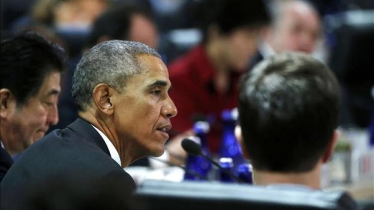 El presidente de Estados Unidos, Barack Obama, en la Cumbre de Seguridad Nuclear, en Washington.-REUTERS / JONATHAN ERNST