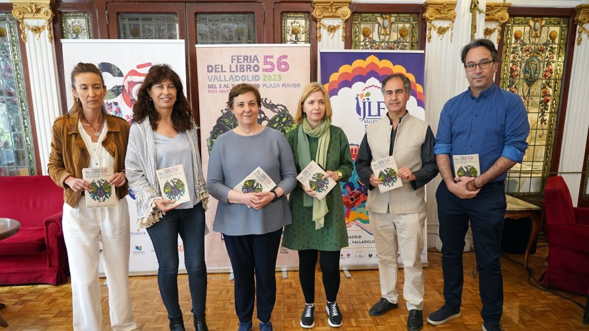 Una imagen de la presentación, esta mañana, de la Feria del Libro. | ICAL